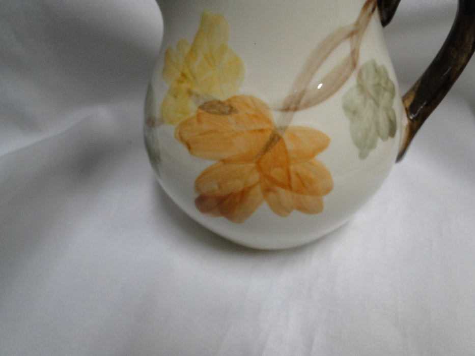 Franciscan October, USA, Fall Leaves: Creamer / Cream Pitcher, 4 1/8" Tall