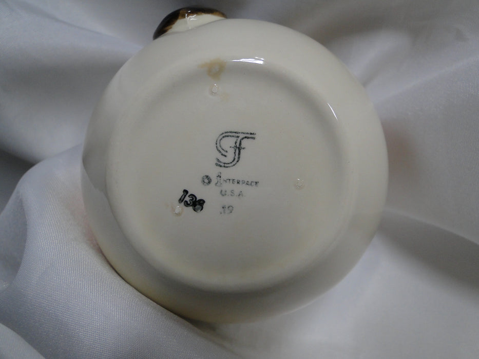 Franciscan October, USA, Fall Leaves: Creamer / Cream Pitcher, 4 1/8" Tall