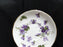 Hammersley Victorian Violets, Purple Flowers: Demi Cup & Saucer Set, 2 5/8"