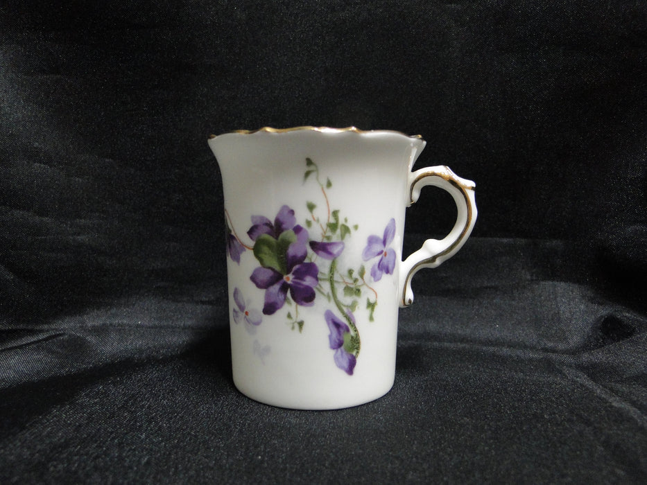 Hammersley Victorian Violets, Purple Flowers: Demi Cup & Saucer Set, 2 5/8"