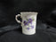 Hammersley Victorian Violets, Purple Flowers: Demi Cup & Saucer Set, 2 5/8"