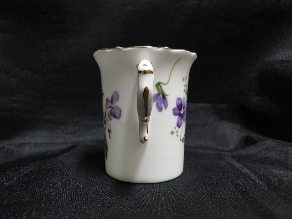 Hammersley Victorian Violets, Purple Flowers: Demi Cup & Saucer Set, 2 5/8"