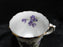 Hammersley Victorian Violets, Purple Flowers: Demi Cup & Saucer Set, 2 5/8"
