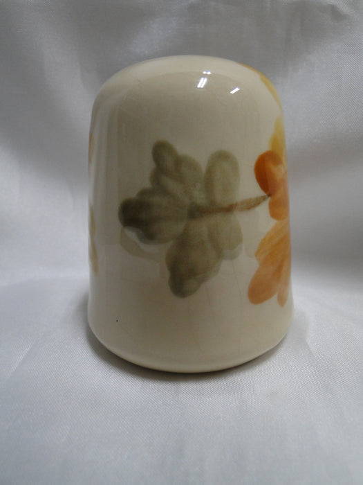 Franciscan October, USA, Fall Leaves: Salt OR Pepper Shaker, 3", 2 Hole, Crazing