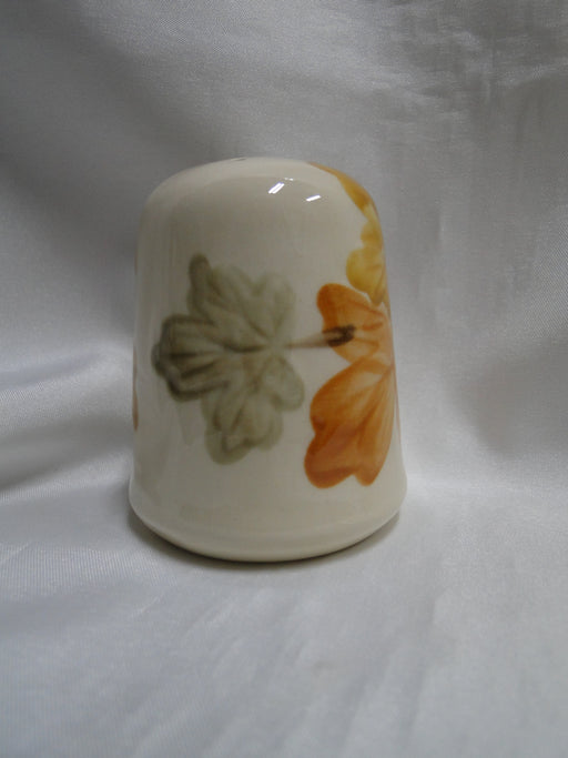 Franciscan October, USA, Fall Leaves: Salt OR Pepper Shaker, 3", 3 Hole, Crazing