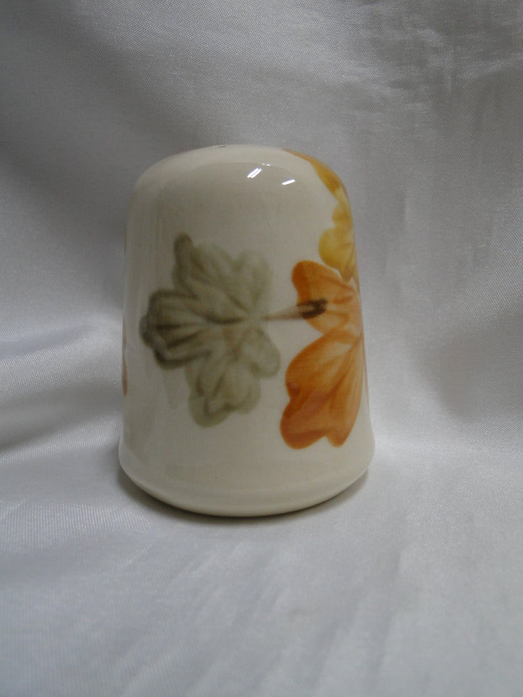 Franciscan October, USA, Fall Leaves: Salt OR Pepper Shaker, 3", 3 Hole, Crazing