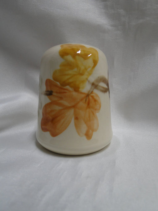 Franciscan October, USA, Fall Leaves: Salt OR Pepper Shaker, 3", 3 Hole, Crazing