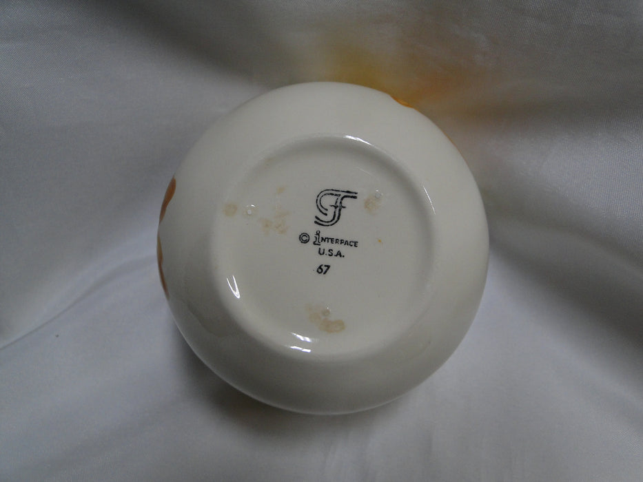 Franciscan October, USA, Fall Leaves: Sugar Bowl & Lid, 4 1/4" Tall