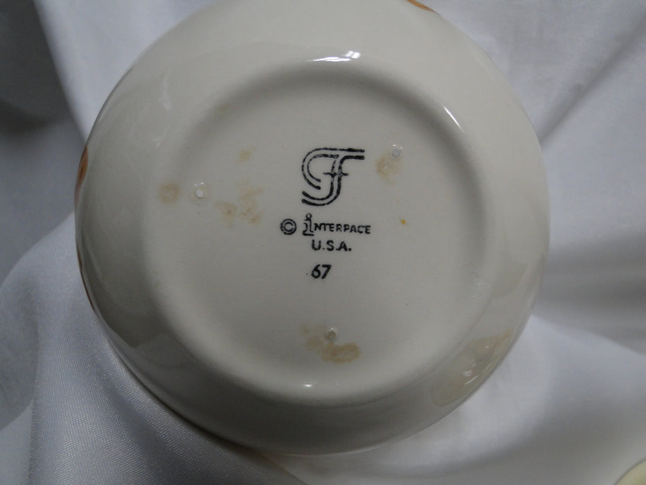 Franciscan October, USA, Fall Leaves: Sugar Bowl & Lid, 4 1/4" Tall