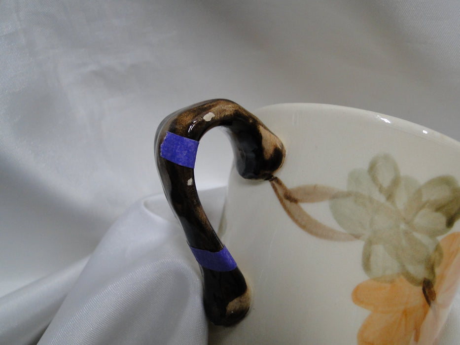 Franciscan October, USA, Fall Leaves: 3 1/4" Cup (s), No Saucer, As Is