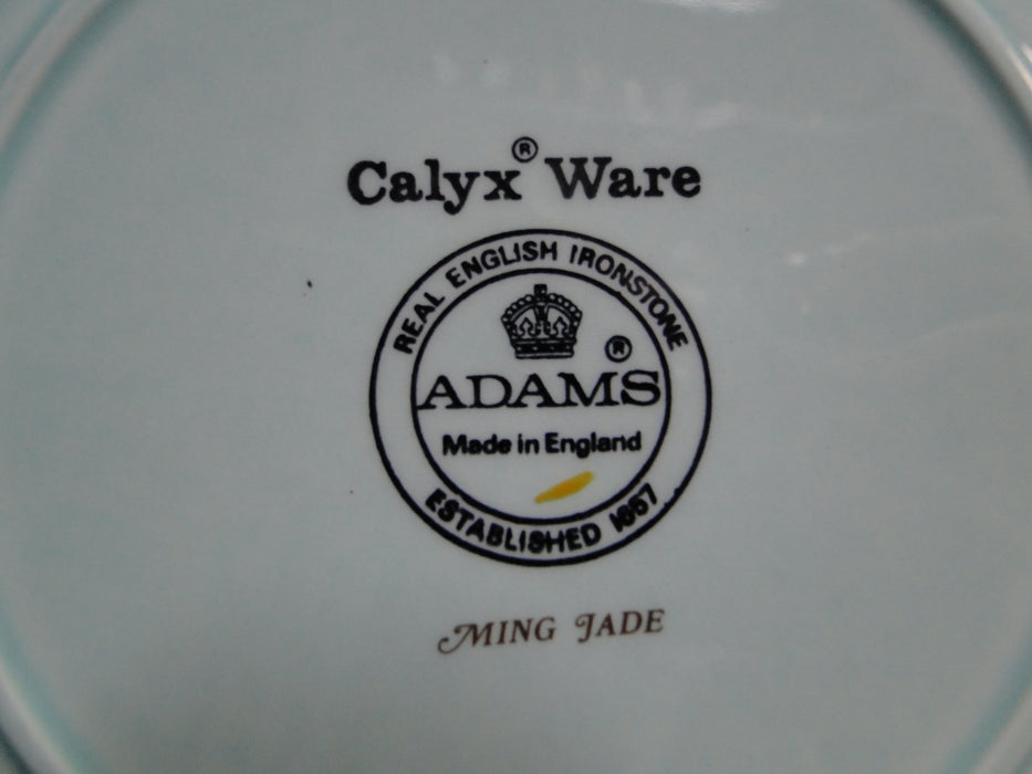 Adams Ming Jade, Calyx Ware, Flowers: Salad Plate (s), 8 1/4"