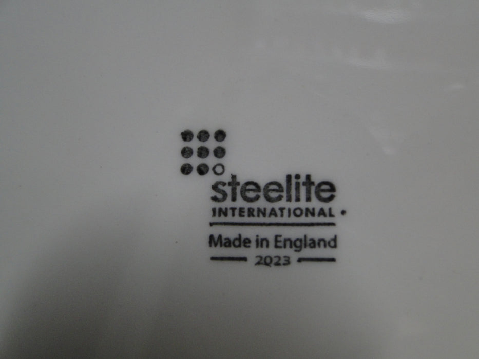 Steelite Craft, England: NEW Licorice (Black) Coupe Salad Plate (s), 8"