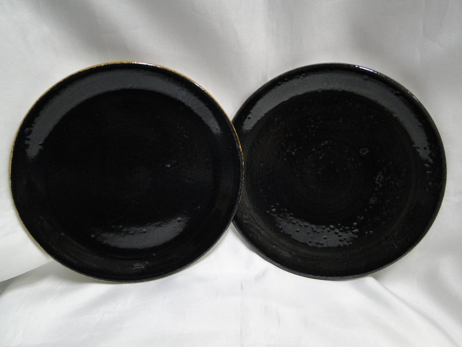 Steelite Craft, England: NEW Licorice (Black) Coupe Salad Plate (s), 8"