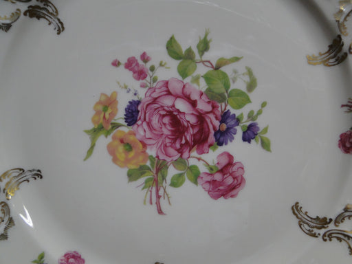 Rosenthal R53, Diplomat Pink Rose Florals, Sanssouci: Dinner Plate, 10 1/8"