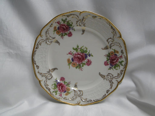 Rosenthal R53, Diplomat Pink Rose Florals, Sanssouci: Salad Plate, 8"