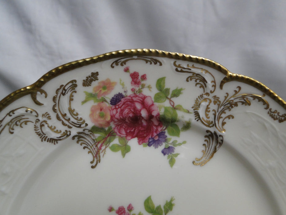 Rosenthal R53, Diplomat Pink Rose Florals, Sanssouci: Bread Plate, 6 1/4"