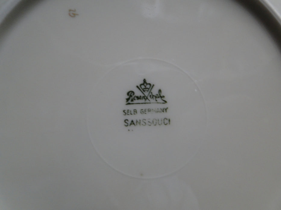 Rosenthal R53, Diplomat Pink Rose Florals, Sanssouci: Bread Plate, 6 1/4"