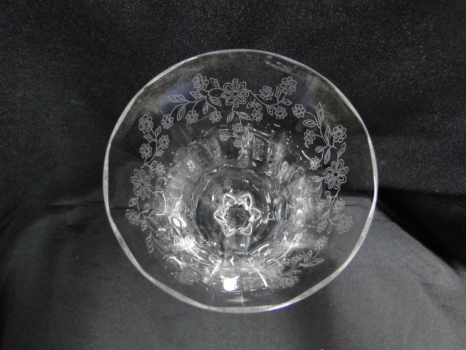 Lenox Castle Garden Crystal, Etched: Water or Wine Goblet (s), 7 5/8" Tall