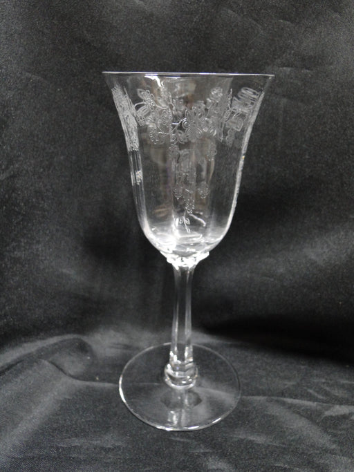 Lenox Castle Garden Crystal, Etched: Wine (s), 6 3/4" Tall