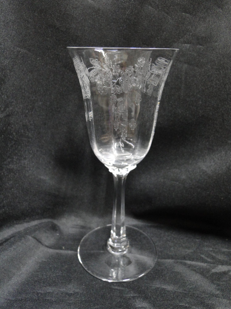 Lenox Castle Garden Crystal, Etched: Wine (s), 6 3/4" Tall
