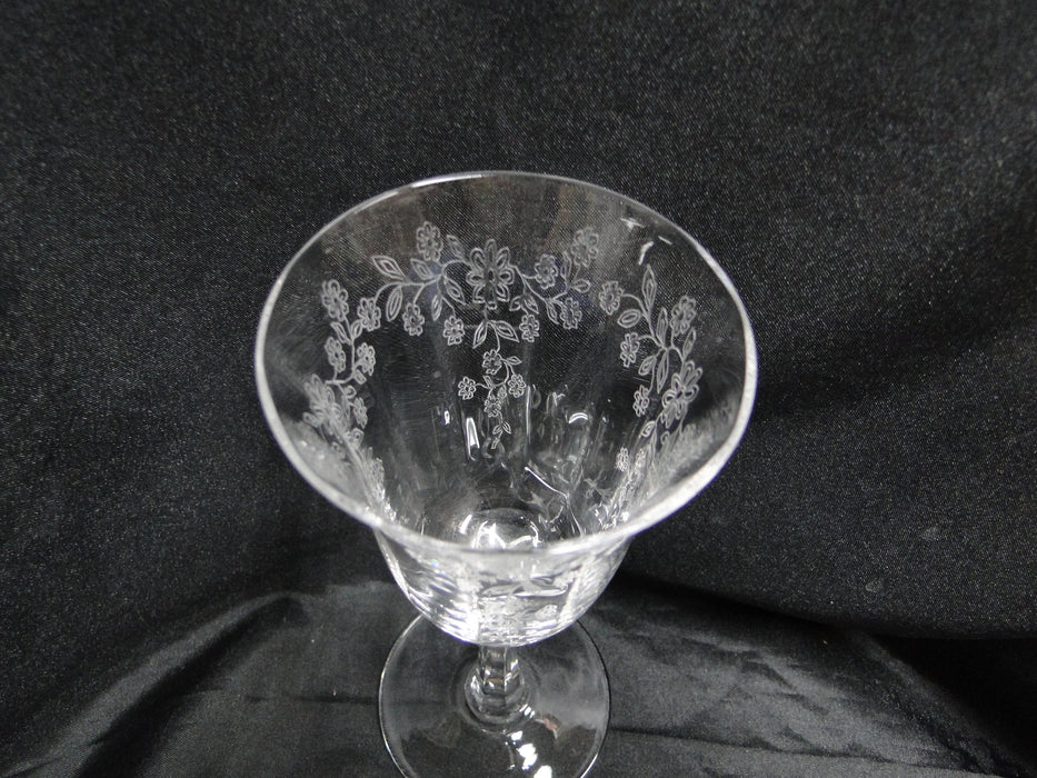 Lenox Castle Garden Crystal, Etched: Wine (s), 6 3/4" Tall