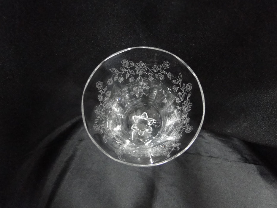 Lenox Castle Garden Crystal, Etched: Wine (s), 6 3/4" Tall