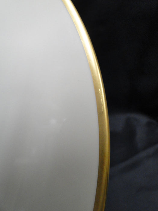 Anna Weatherly, Cream w/ Gold Trim, Smooth Edge: Charger Plate, 12 5/8"