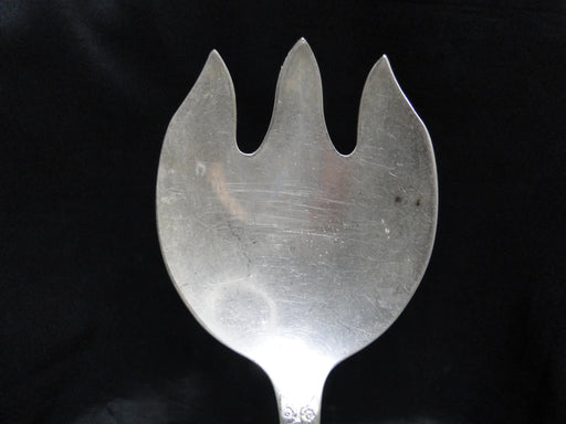 National Silver Holiday Silverplate Flatware: Salad Serving Spoon & Fork, As Is