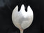 National Silver Holiday Silverplate Flatware: Salad Serving Spoon & Fork, As Is