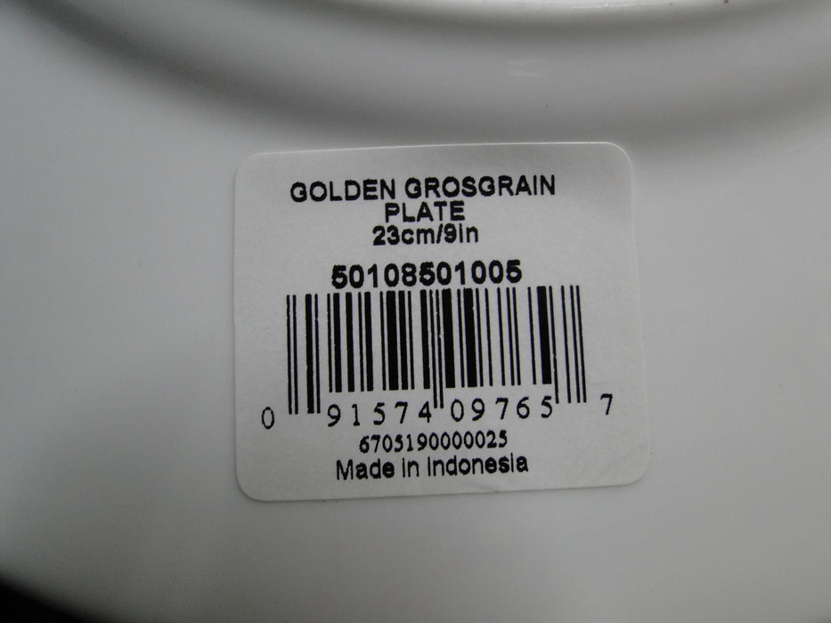 Wedgwood Vera Wang Golden Grosgrain: Luncheon Plate, 8 7/8"