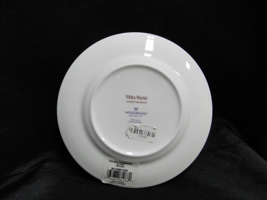 Wedgwood Vera Wang Golden Grosgrain: Bread Plate (s), 6"