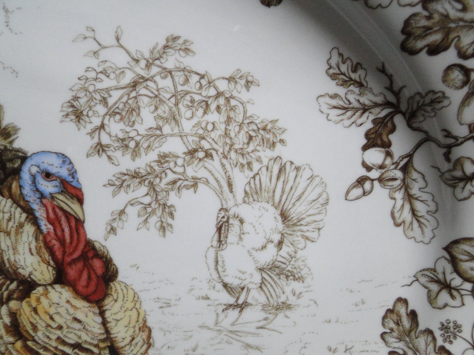 Willams Sonoma Plymouth, Turkey, Vine: Oval Serving Platter, 19" x 14 7/8"