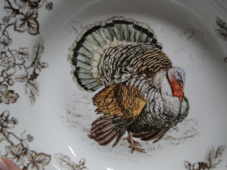 Willams Sonoma Plymouth, Turkey, Vine: Round Serving Bowl, 13 1/8" x 3 1/4"