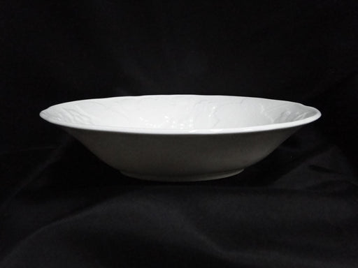 Wedgwood Strawberry and Vine, White, Bone: Oval Serving Bowl, 10" x 8"