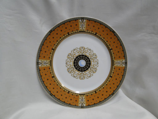 Bernardaud Grand Versailles, Orange Rim, Gold Design: Dinner Plate (s), 10 1/4"