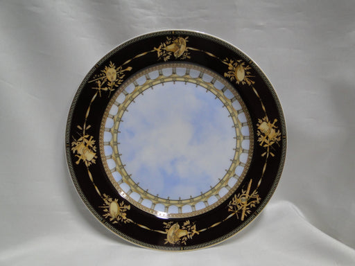Bernardaud Grand Versailles, Rust Rim, Gold Design: Salad Plate, 8 3/8"