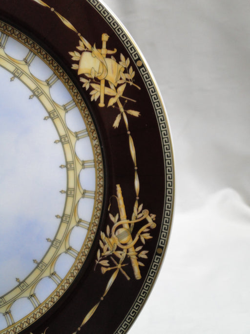Bernardaud Grand Versailles, Rust Rim, Gold Design: Salad Plate, 8 3/8"