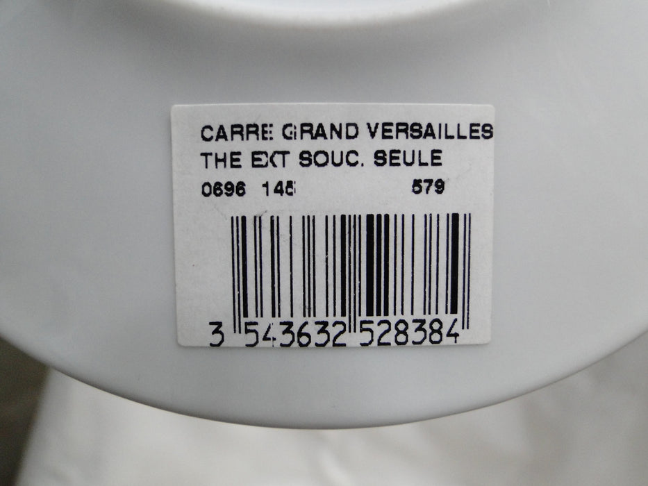 Bernardaud Grand Versailles, Rust Rim, Gold Design: 5 1/2" Saucer (s) Only