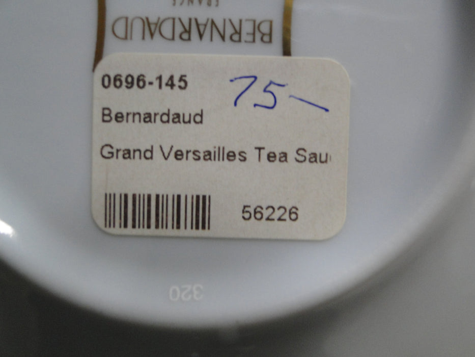 Bernardaud Grand Versailles, Rust Rim, Gold Design: 5 1/2" Saucer (s) Only