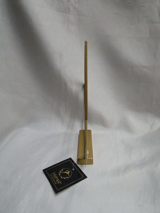Tripar Octagonal Gold Metal Ornament Short Stand, 7 1/2" Tall