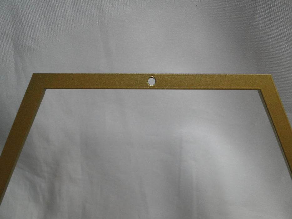 Tripar Octagonal Gold Metal Ornament Short Stand, 7 1/2" Tall