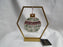 Tripar Octagonal Gold Metal Ornament Short Stand, 7 1/2" Tall
