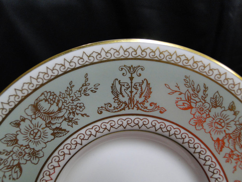 Wedgwood Gold Columbia, Sage Green, Gold Griffons: Demi Cup & Saucer Set