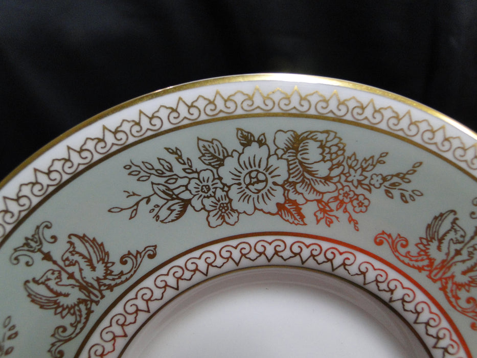 Wedgwood Gold Columbia, Sage Green, Gold Griffons: Demi Cup & Saucer Set