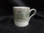 Wedgwood Gold Columbia, Sage Green, Gold Griffons: Demi Cup & Saucer Set