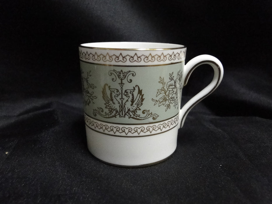 Wedgwood Gold Columbia, Sage Green, Gold Griffons: Demi Cup & Saucer Set