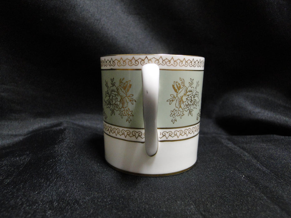 Wedgwood Gold Columbia, Sage Green, Gold Griffons: Demi Cup & Saucer Set
