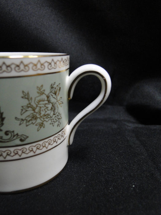 Wedgwood Gold Columbia, Sage Green, Gold Griffons: Demi Cup & Saucer Set