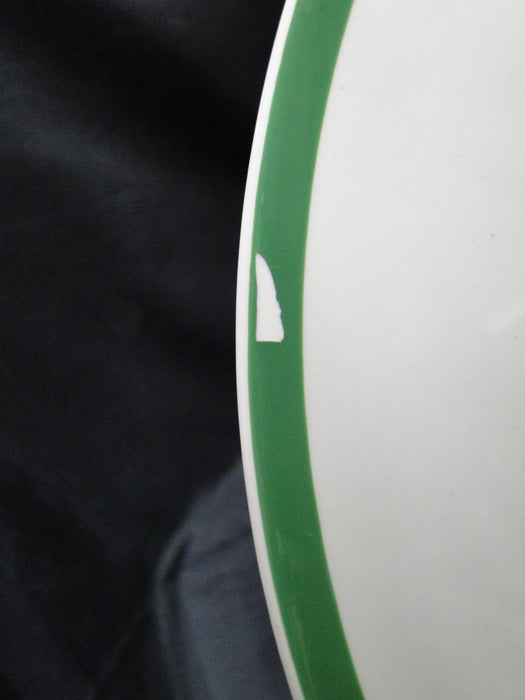 Spode Christmas Tree, Green Trim, England: 2-Tier Serving Tray, Green Trim Loss