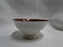 ALKA Burgund, Gold Leaves on Red Band: Demitasse Cup & Saucer Set, 1 3/4"